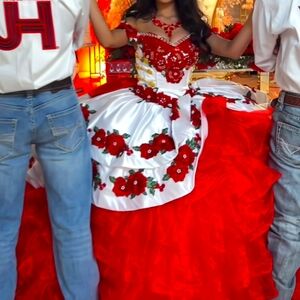 Charro quinceañera gown